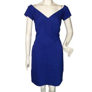 T BY TADASHI Dress, XL, Blue, Bandage style Bodycon, Shoulders Edge Cap sleeve